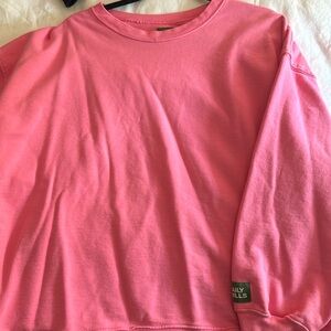 Daily Drills Pink Crewneck